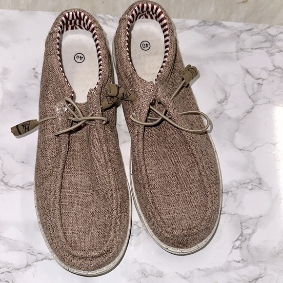 Men’s  Brown Casual Slip-On Shoes size 40 size 7 US - Picture 3 of 6